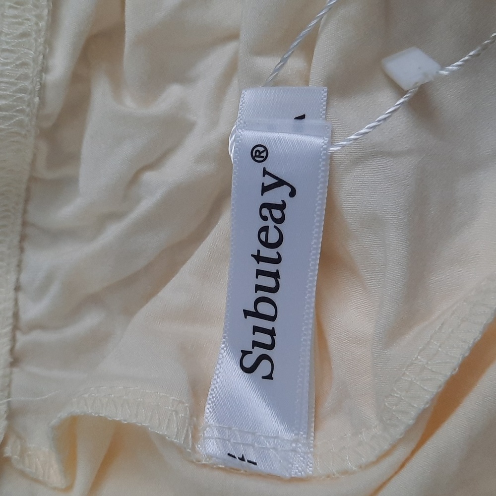 Subuteay Intimates & Sleepwear Beige Elastic Waistband Slip Shorts Size XXXL/3X - Picture 9 of 10